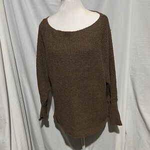 Cozy Brown Knit Maurices Sweater size small